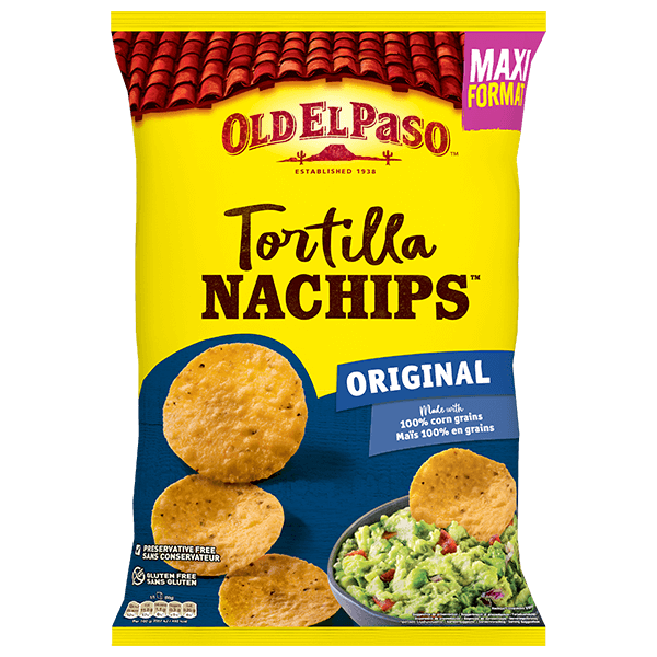 paquet de nachips tortillas old el paso 300g