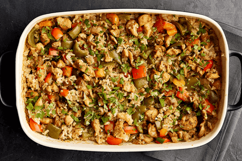 Fajitas au poulet au curry