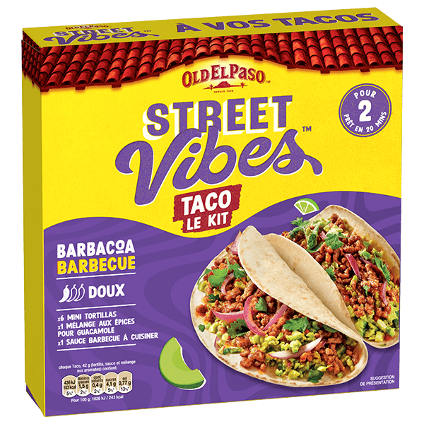 kit de tacos doux barbecue barbacoa street vibes old el paso